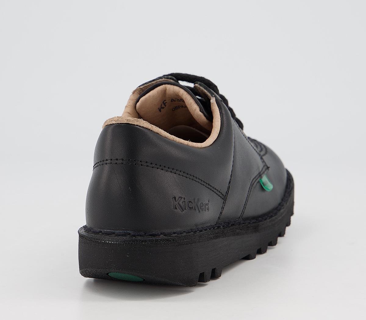 Kickers Kick Low Lace Junior Kickers Kick Low Lace Junior Core Black