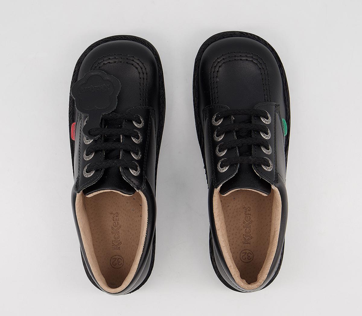 Kickers Kick Low Lace Junior Kickers Kick Low Lace Junior Core Black
