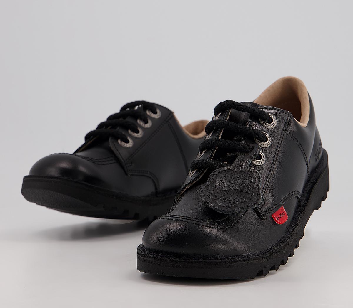Kickers Kick Low Lace Junior Kickers Kick Low Lace Junior Core Black