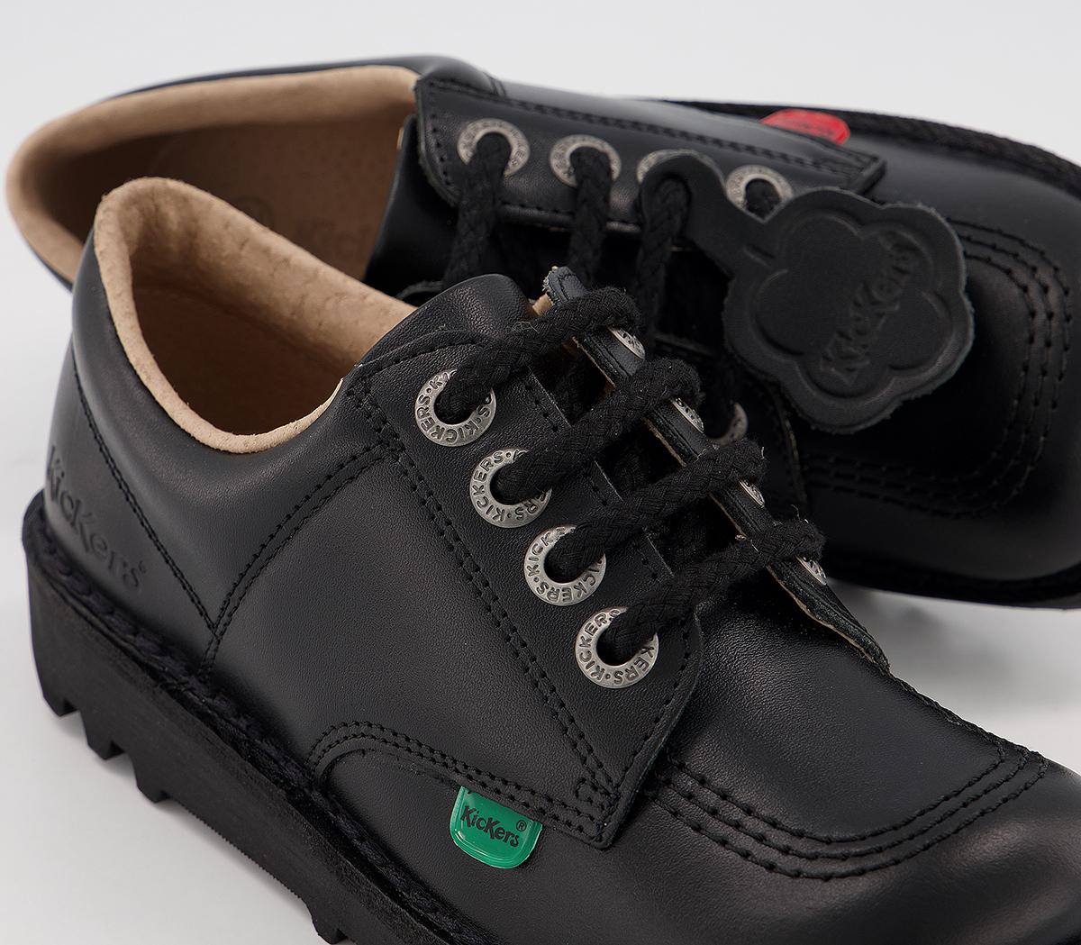 Kickers Kick Low Lace Junior Kickers Kick Low Lace Junior Core Black