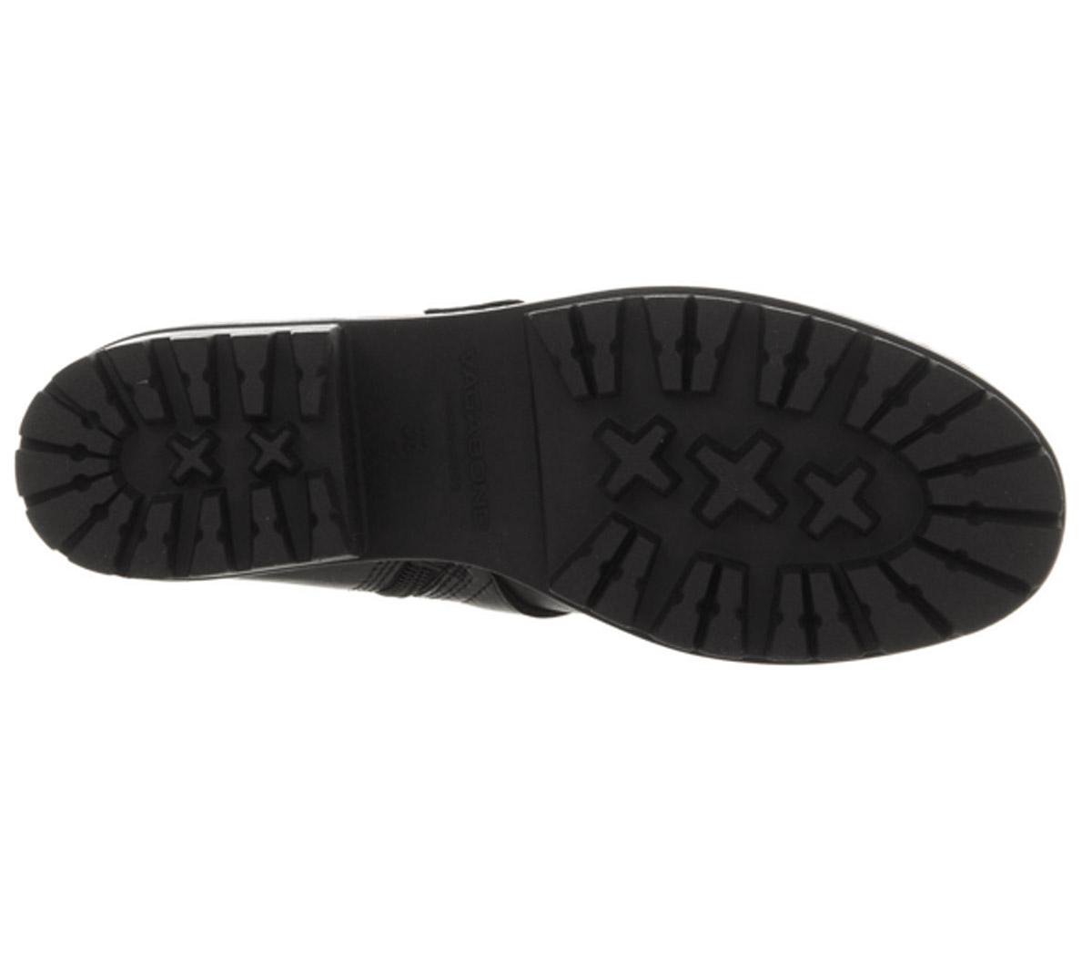 Vagabond Shoemakers Strap boots Black Leather - Women's Ankle Boots
