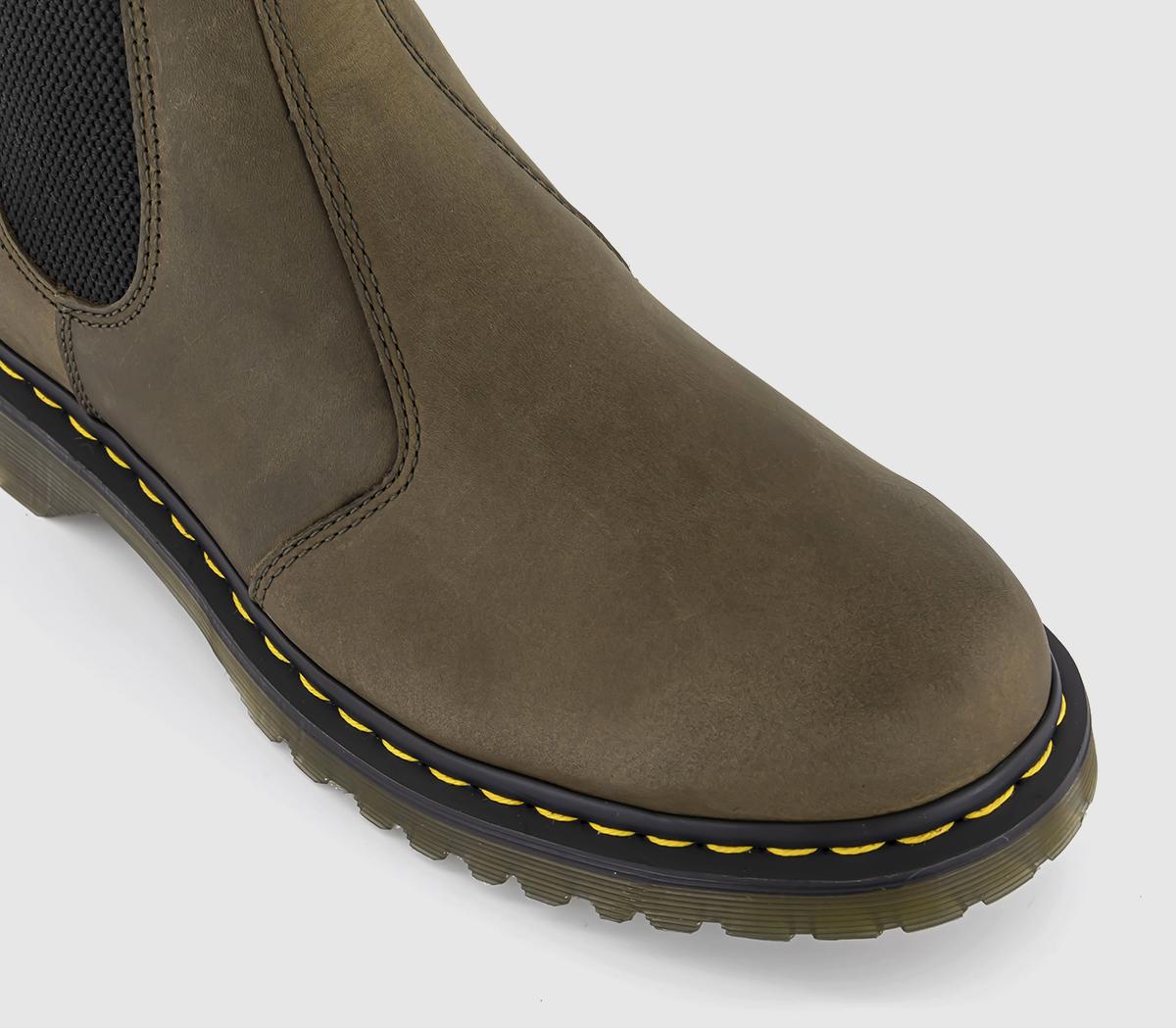 Dr. Martens2976 Chelsea BootsOlive