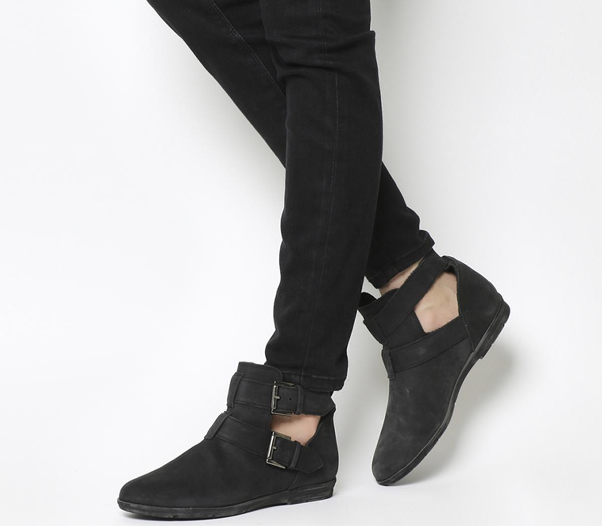 OFFICECountry Cut Out bootsBlack Nubuck
