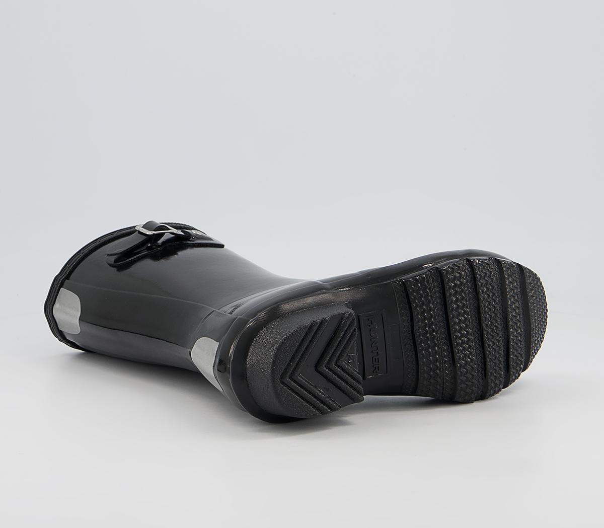 HunterOriginal Junior Wellies HunterOriginal Junior WelliesBlack Gloss Jnr