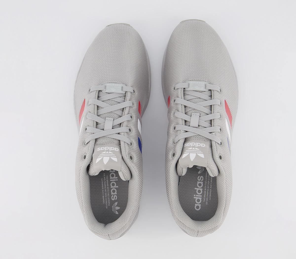 adidasZx FluxGrey White Royal Blue