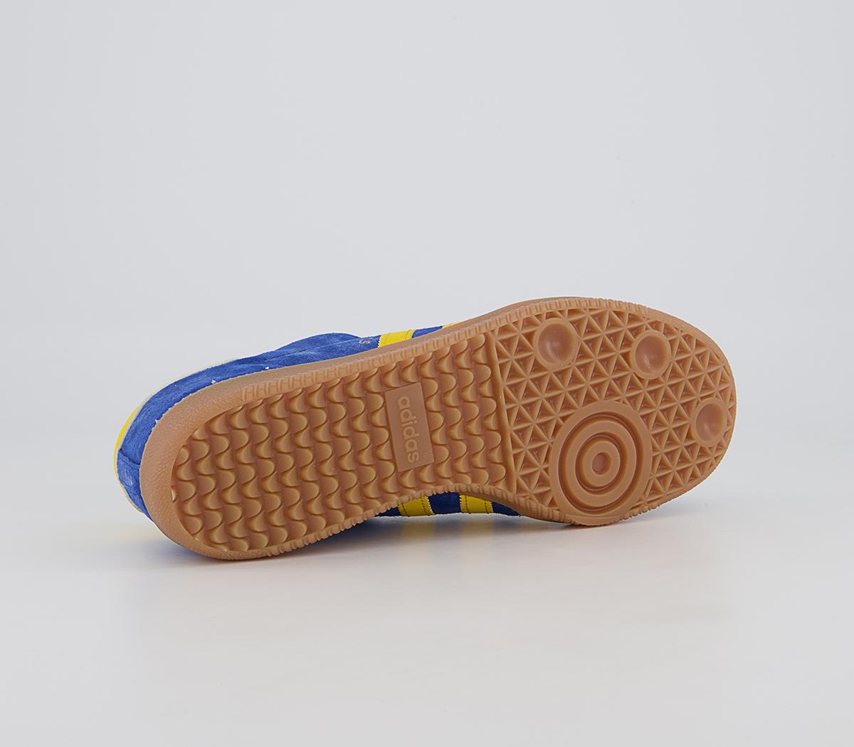 adidas Stockholm Trainers adidas Stockholm Trainers Royal Blue Yellow Gum