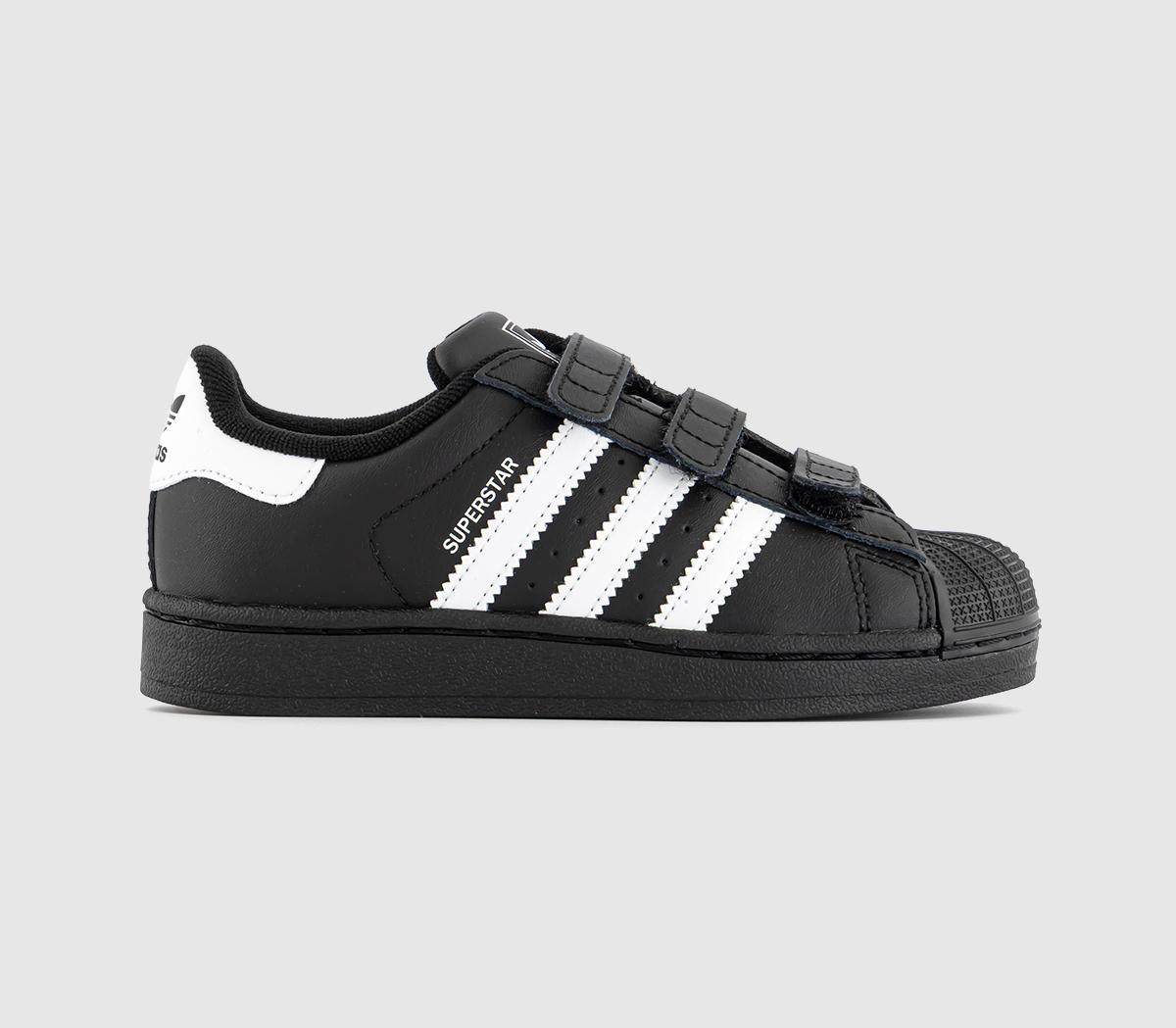 adidasSuperstar Youth TrainersBlack White