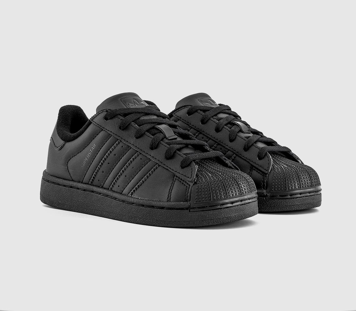 adidasSuperstar Kids TrainersBlack