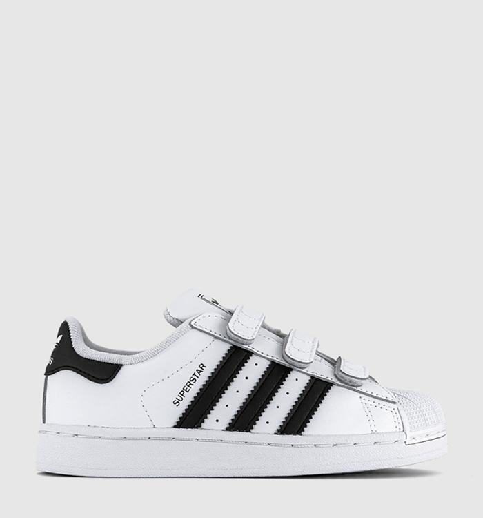 adidas Superstar Kids Trainers White Black