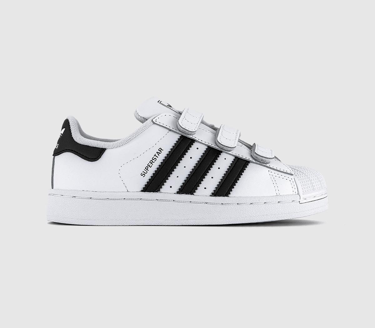 adidasSuperstar Kids TrainersWhite Black