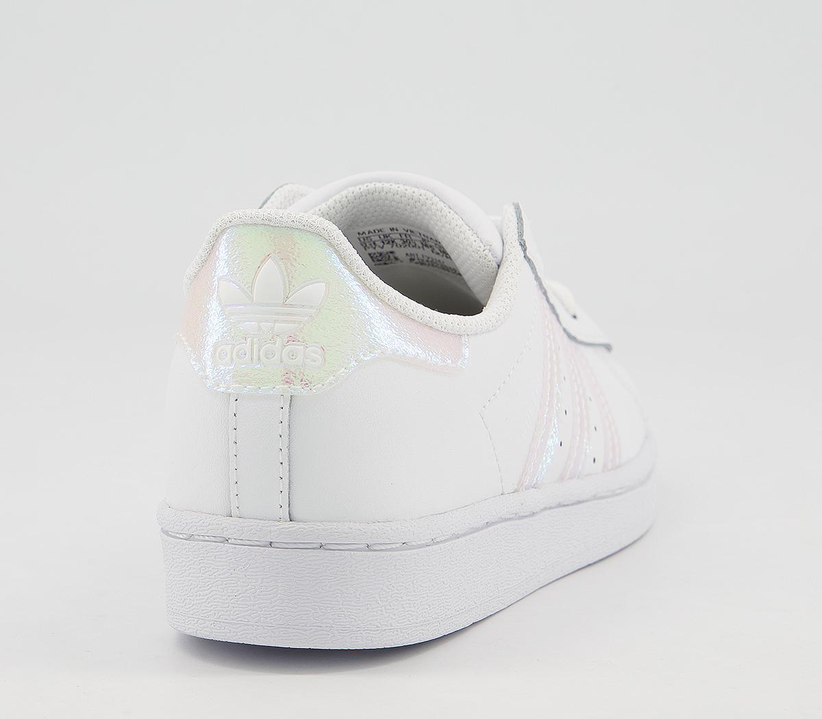 adidas Superstar Kids Trainers adidas Superstar Kids Trainers White Iridescent