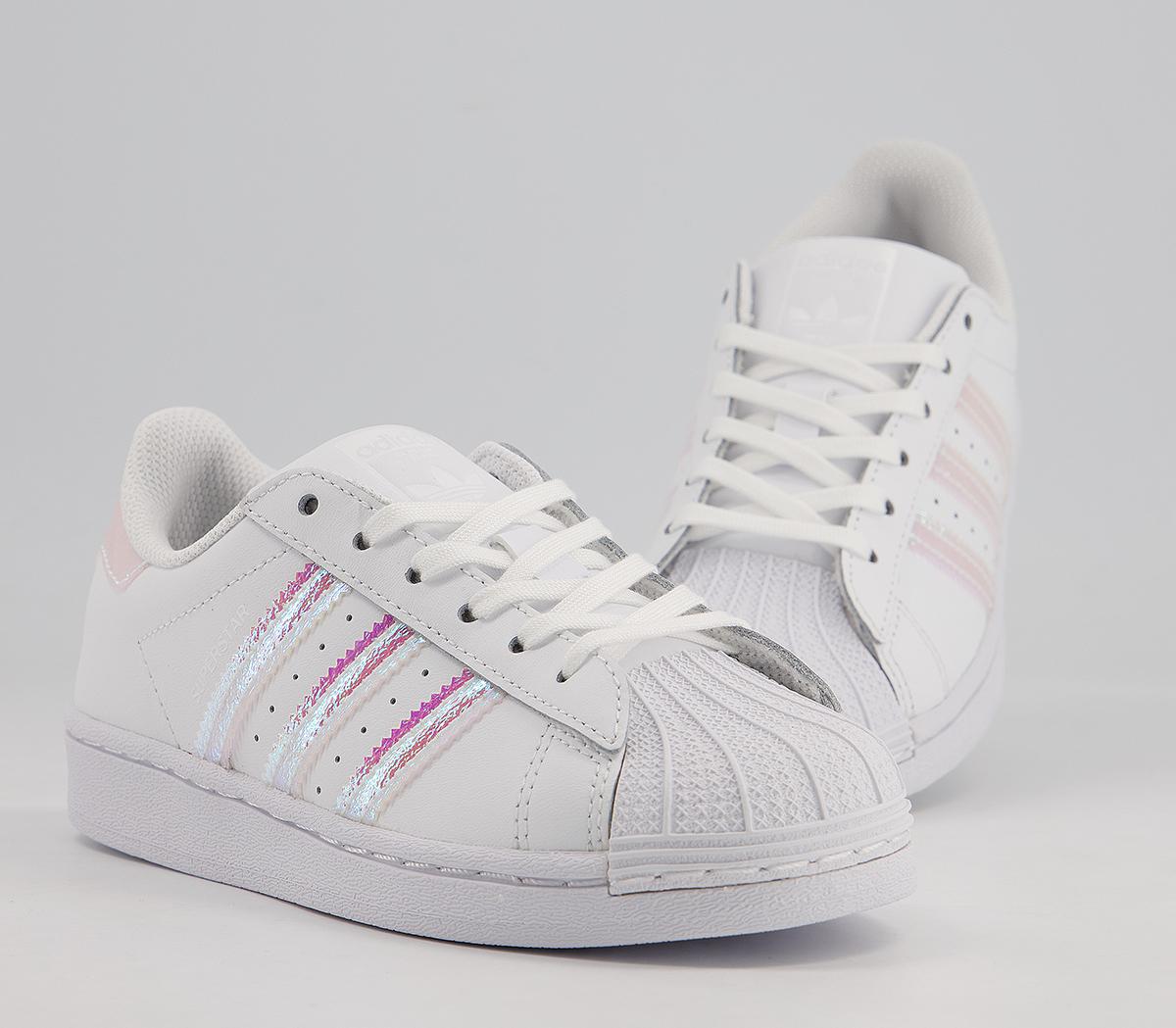 adidas Superstar Kids Trainers adidas Superstar Kids Trainers White Iridescent