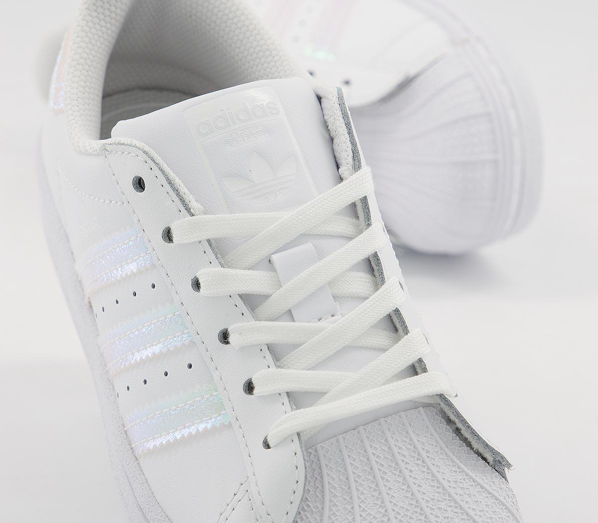 adidas Superstar Kids Trainers adidas Superstar Kids Trainers White Iridescent