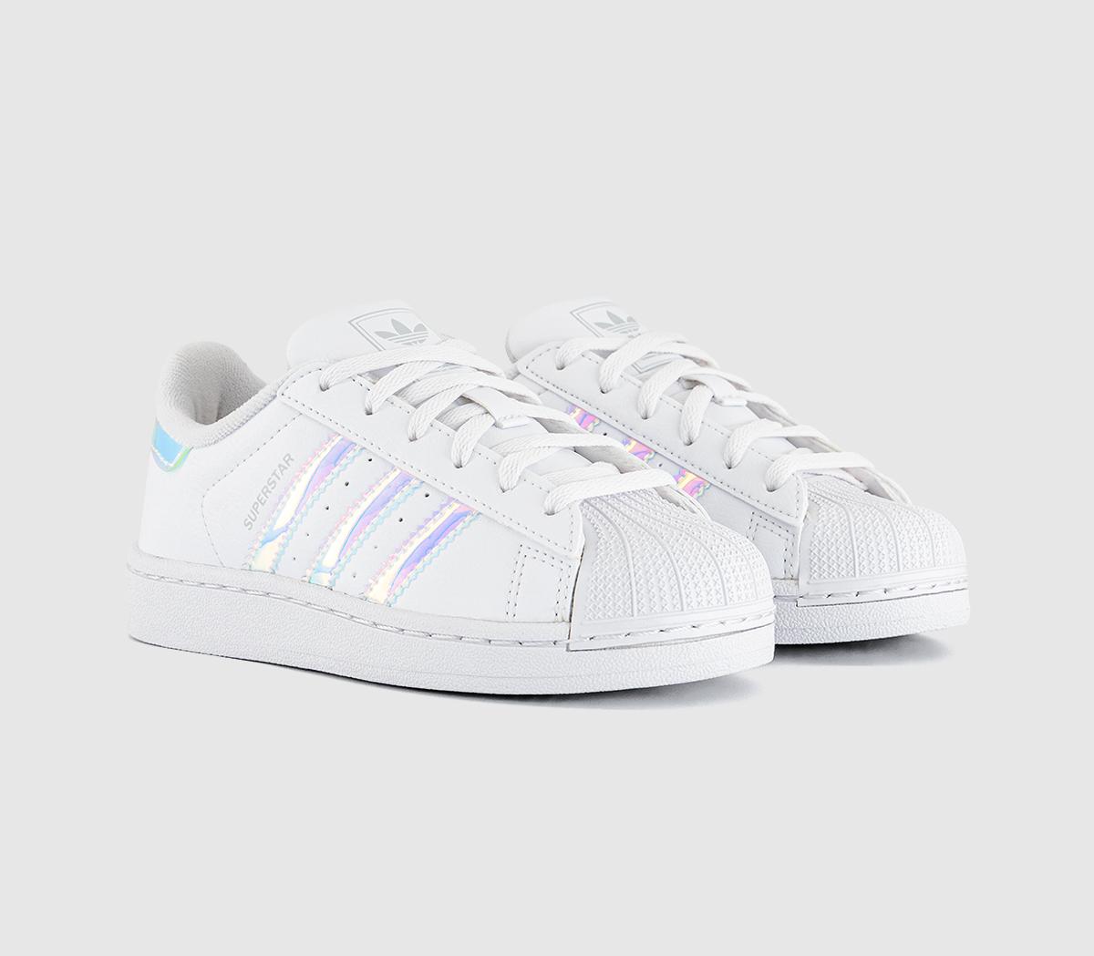 adidasSuperstar Kids TrainersWhite Halo Blue Metallic