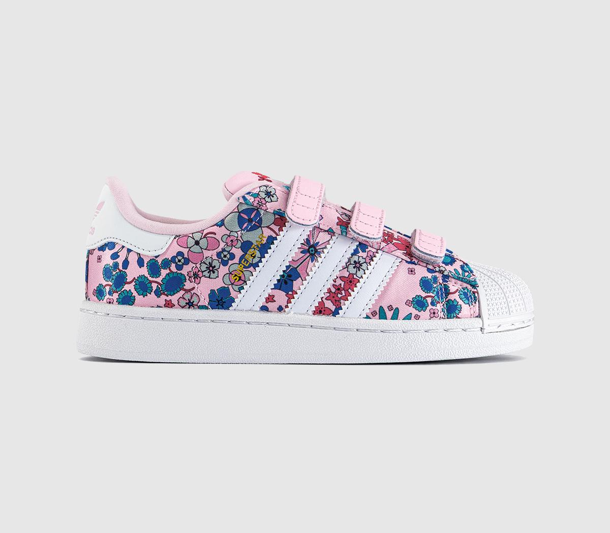 adidasLiberty x adidas Superstar Kids TrainersClear Pink White Light Pink Liberty