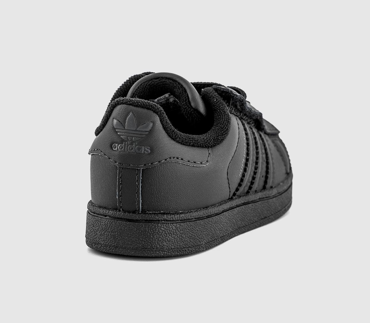 adidasSuperstar Infant 2-9 TrainersBlack