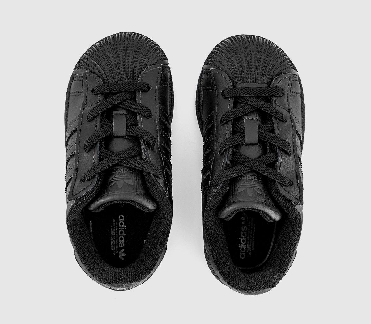 adidasSuperstar Infant 2-9 TrainersBlack