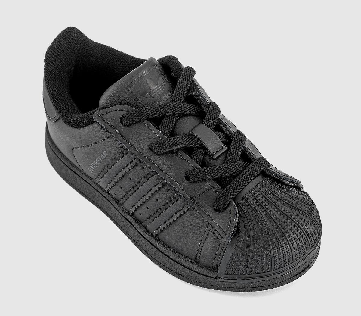 adidasSuperstar Infant 2-9 TrainersBlack