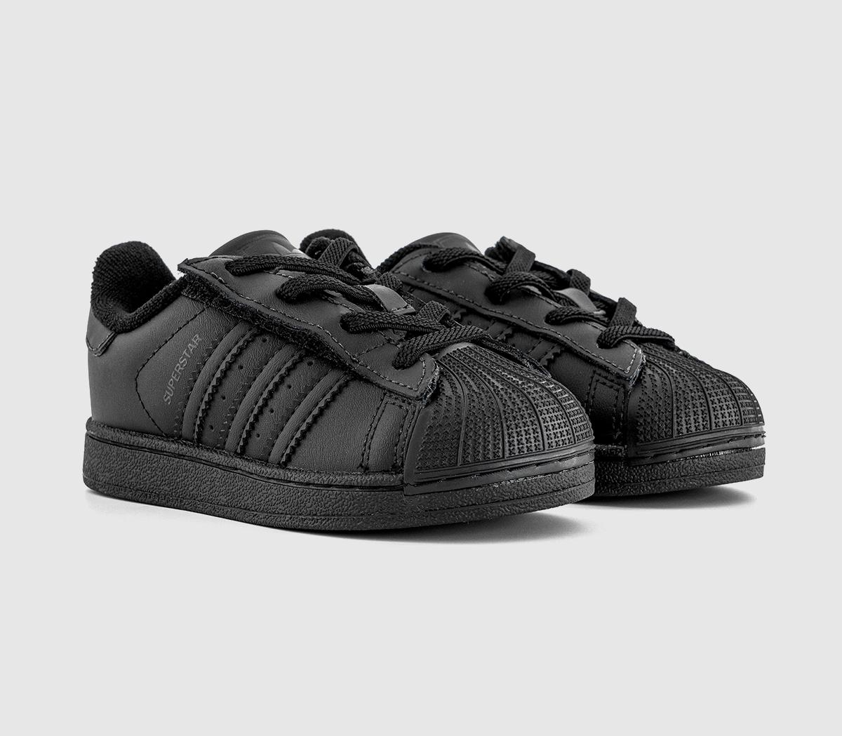 adidasSuperstar Infant 2-9 TrainersBlack