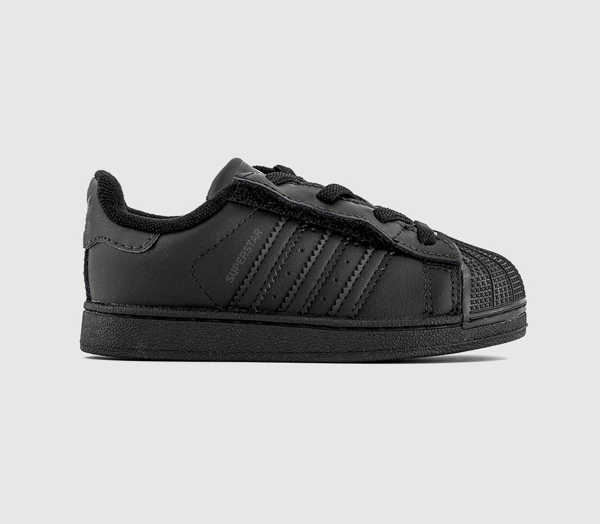 adidasSuperstar Infant 2-9 TrainersBlack