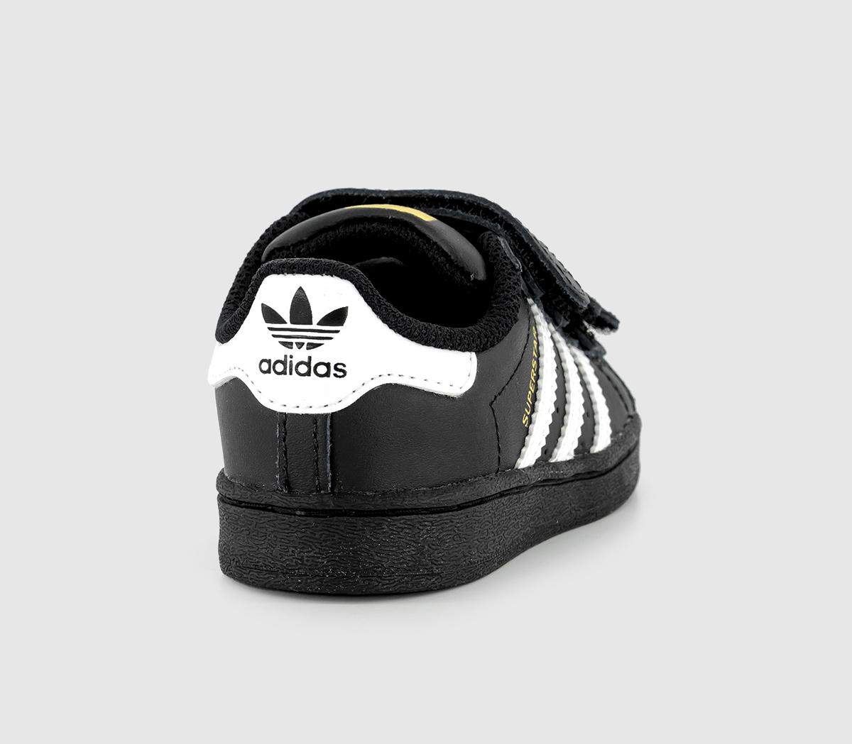 adidasSuperstar Infant Trainers adidasSuperstar Infant TrainersBlack White Black