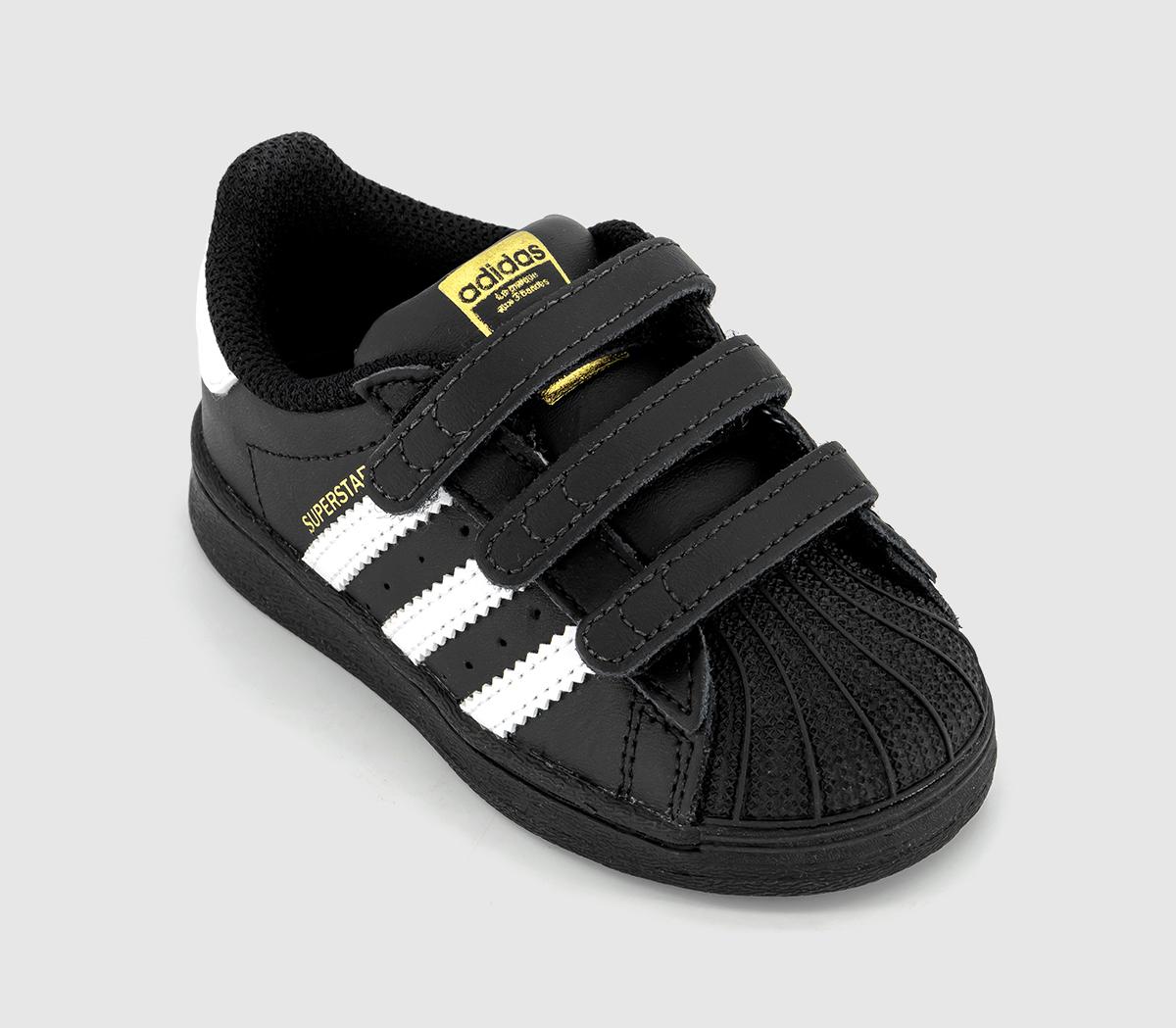adidasSuperstar Infant Trainers adidasSuperstar Infant TrainersBlack White Black