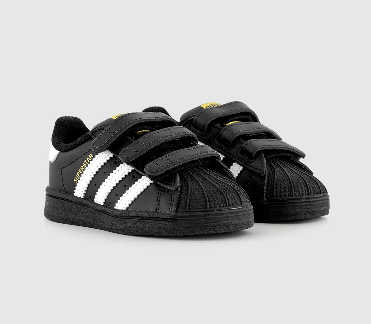 adidasSuperstar Infant Trainers adidasSuperstar Infant TrainersBlack White Black