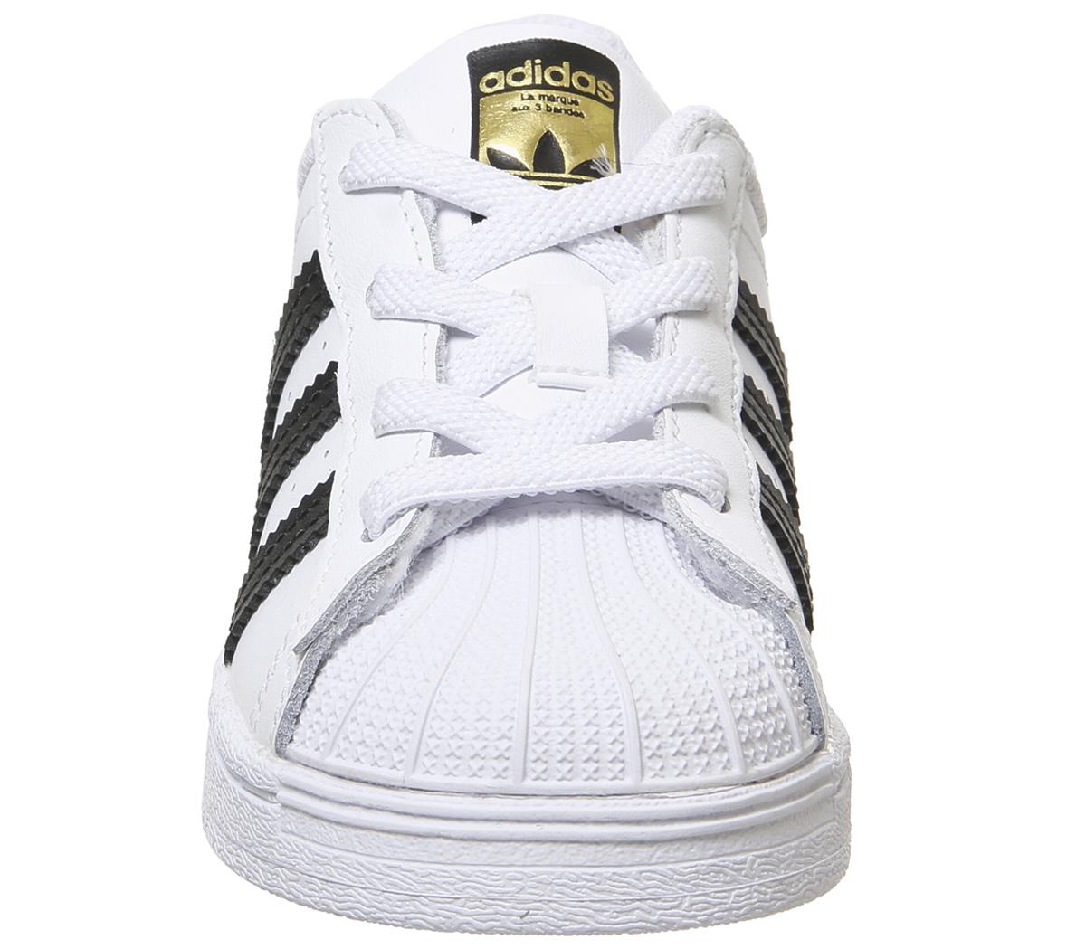 adidas Superstar Infant Trainers adidas Superstar Infant Trainers Core Black White