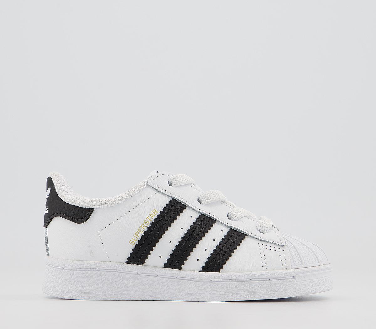 adidas Superstar Infant Trainers Core Black White - Unisex