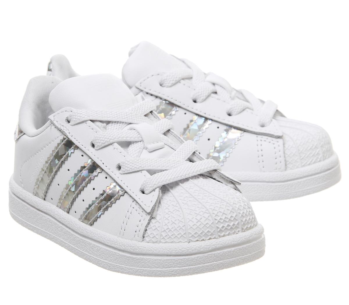 adidasSuperstar Infant 2-9White Metallic Silver