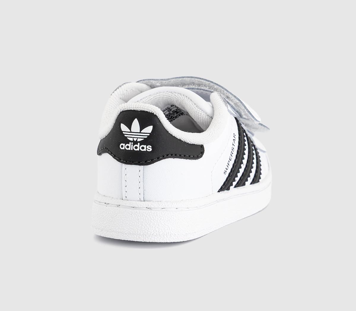 adidasSuperstar Infant TrainersWhite White Black