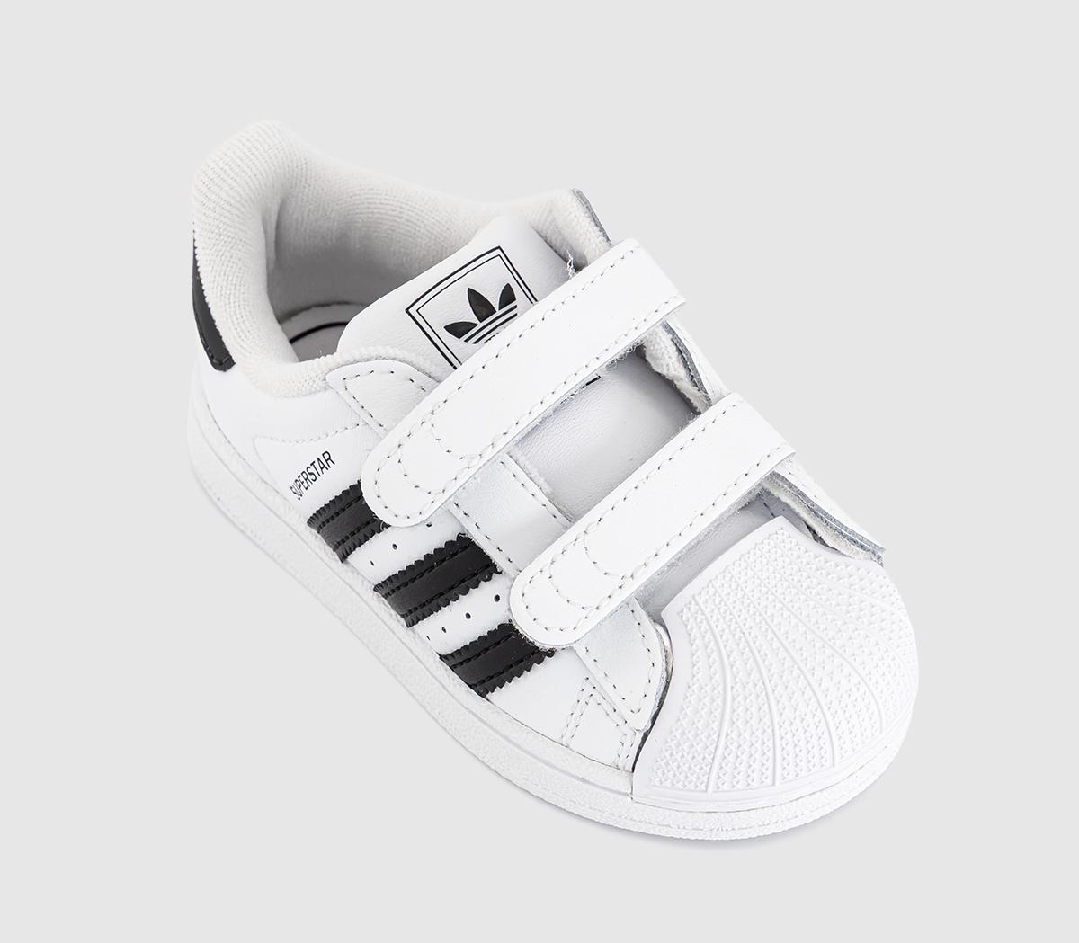 adidasSuperstar Infant TrainersWhite White Black