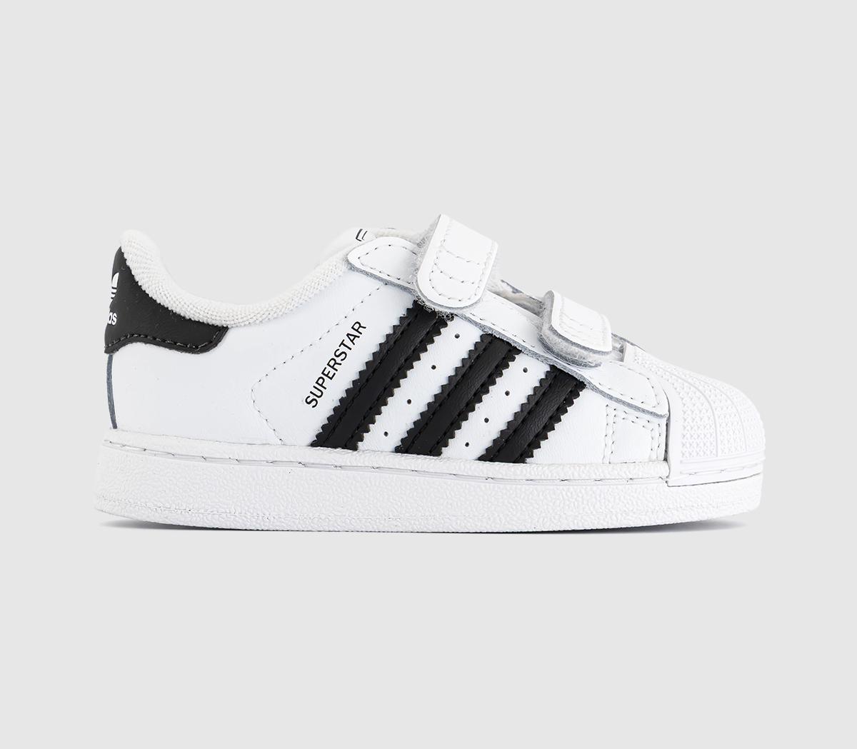 adidasSuperstar Infant TrainersWhite White Black