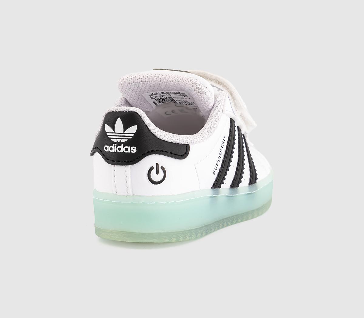 adidasSuperstar Infant Trainers adidasSuperstar Infant TrainersWhite Semi Flash Aqua Black