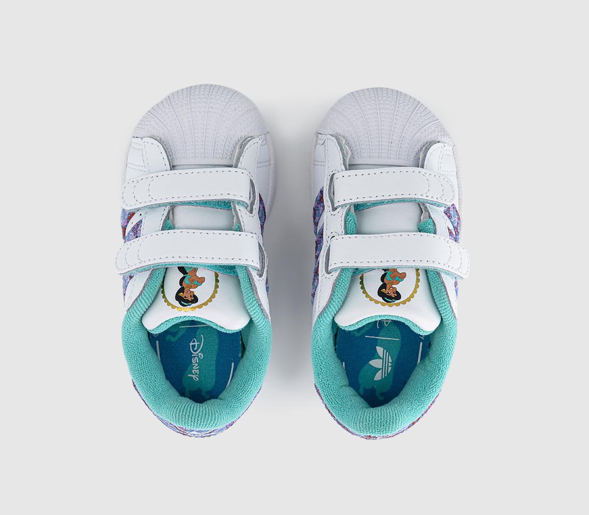 adidasadidas x Disney Superstar Infant TrainersWhite Disney Blue Purple