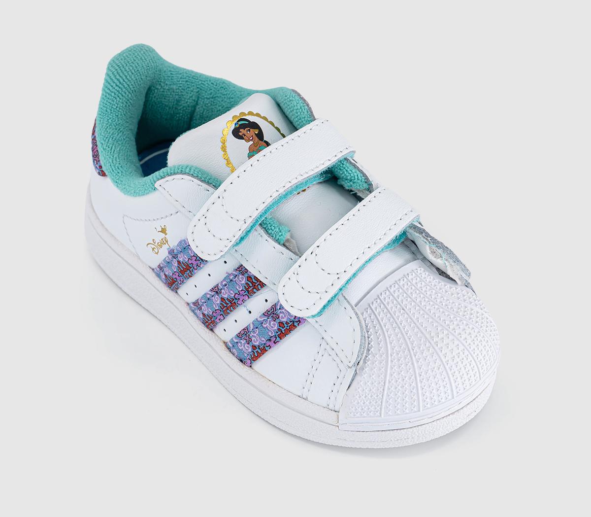 adidasadidas x Disney Superstar Infant TrainersWhite Disney Blue Purple