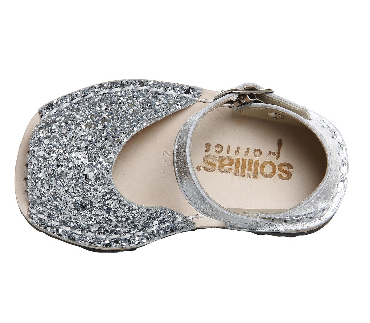SolillasBebe SandalsSilver Glitter