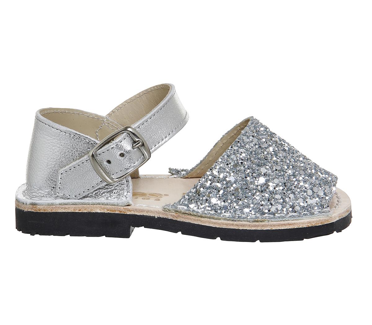 SolillasBebe SandalsSilver Glitter