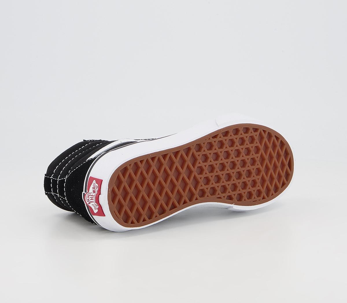 Vans Sk8 Hi Kids Trainers Vans Sk8 Hi Kids Trainers Black White