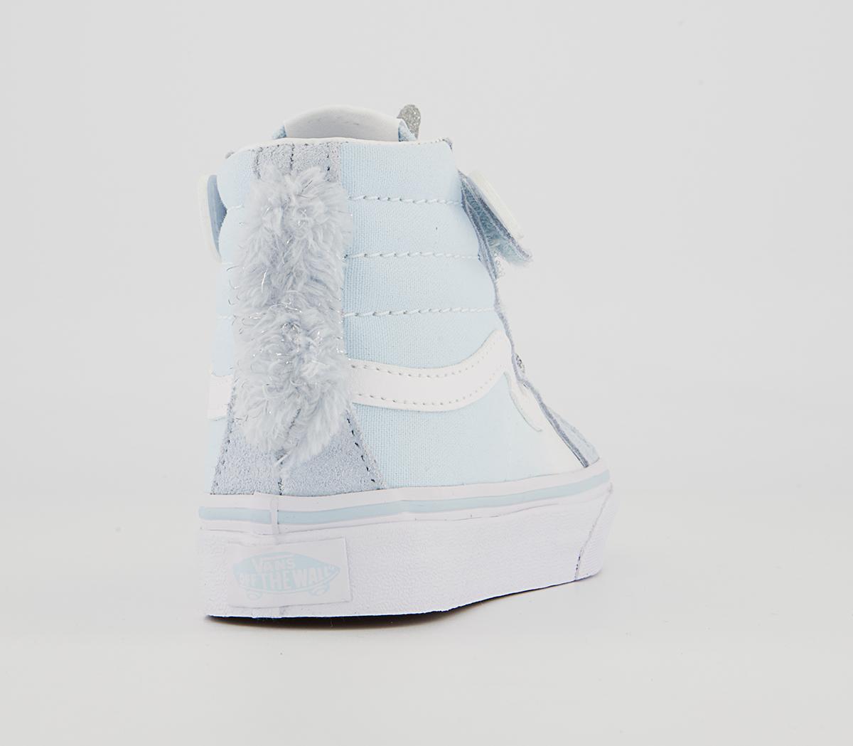 Vans Sk8 Hi Kids Trainers Vans Sk8 Hi Kids Trainers Delicate Blue Unicorn