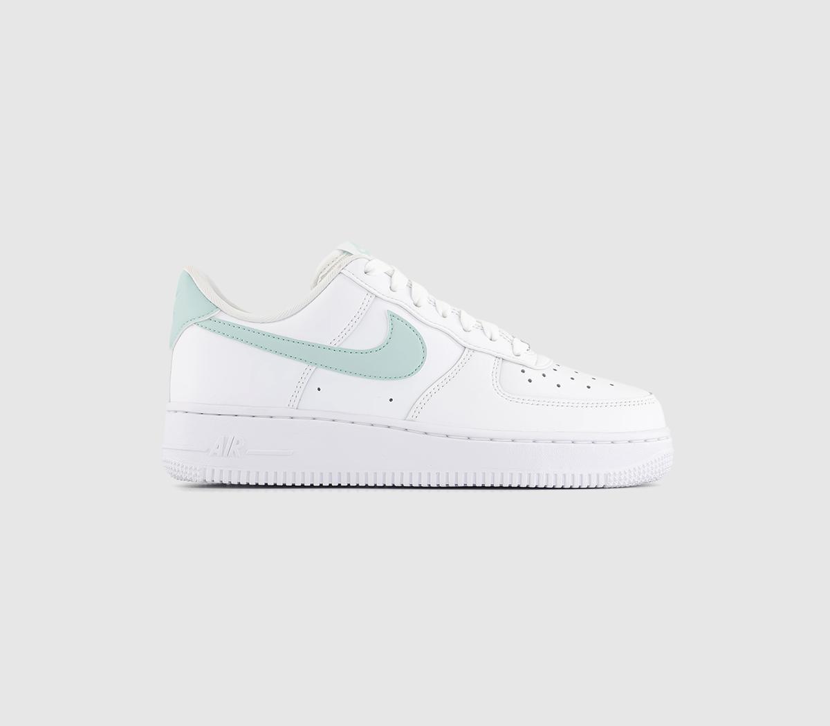 NikeAir Force 1 Lo Trainers White Jade Ice