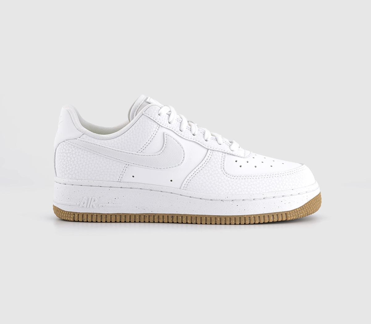 Nike Air Force 1 Lo W White Football Grey Gum Light Brown Women s Trainers