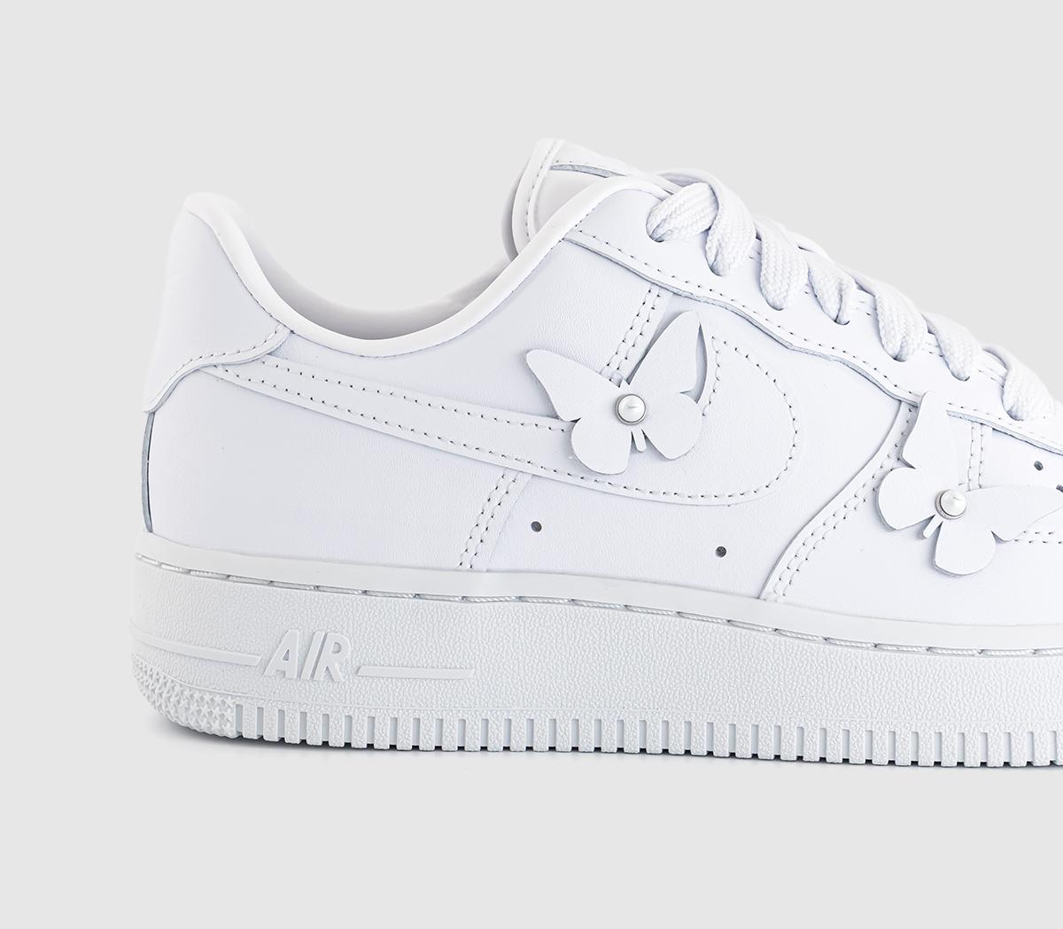 NikeAir Force 1 Lo Trainers NikeAir Force 1 Lo TrainersWhite White Black Butterfly