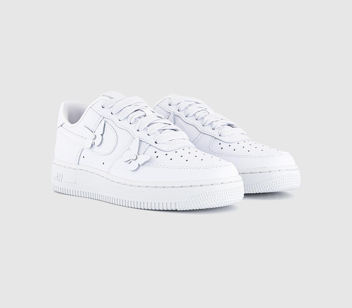NikeAir Force 1 Lo Trainers NikeAir Force 1 Lo TrainersWhite White Black Butterfly