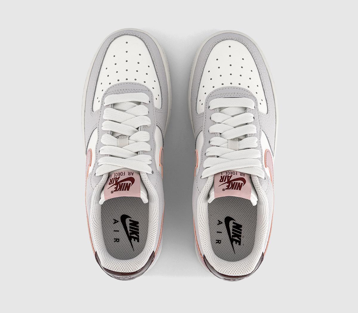 NikeAir Force 1 Lo W TrainersSummit White Plum Chalk Vast Grey