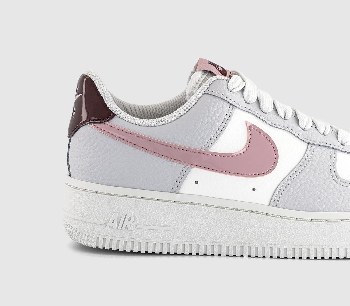 grey and pink air force