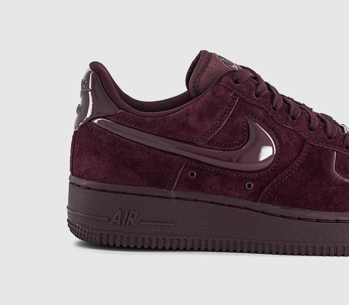 nike women's air force 1 burgundy
