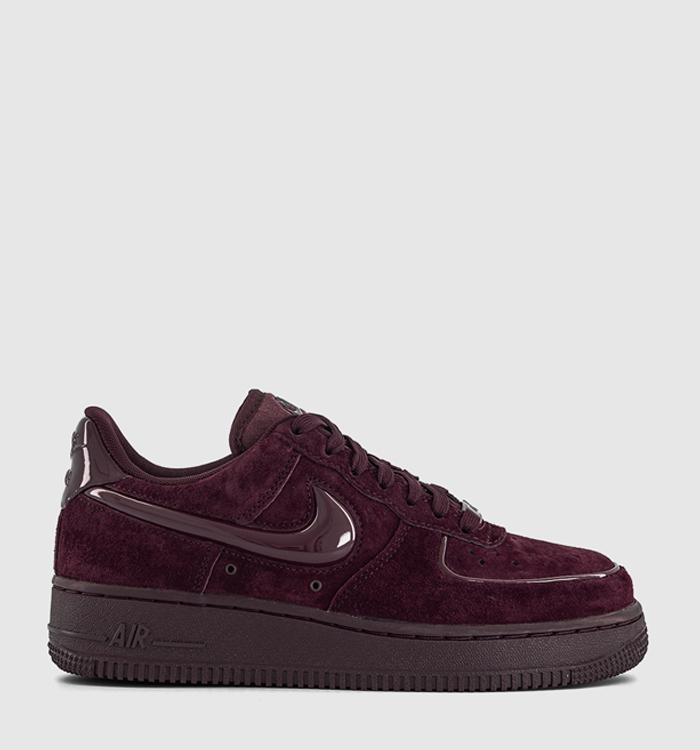 Nike Air Force 1 Lo W Trainers Burgundy Crush Burgundy Crush Black