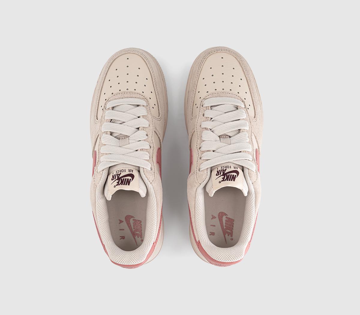 NikeAir Force 1 Lo (w)Sanddrift Burgundy Crush Light Orewood Brown