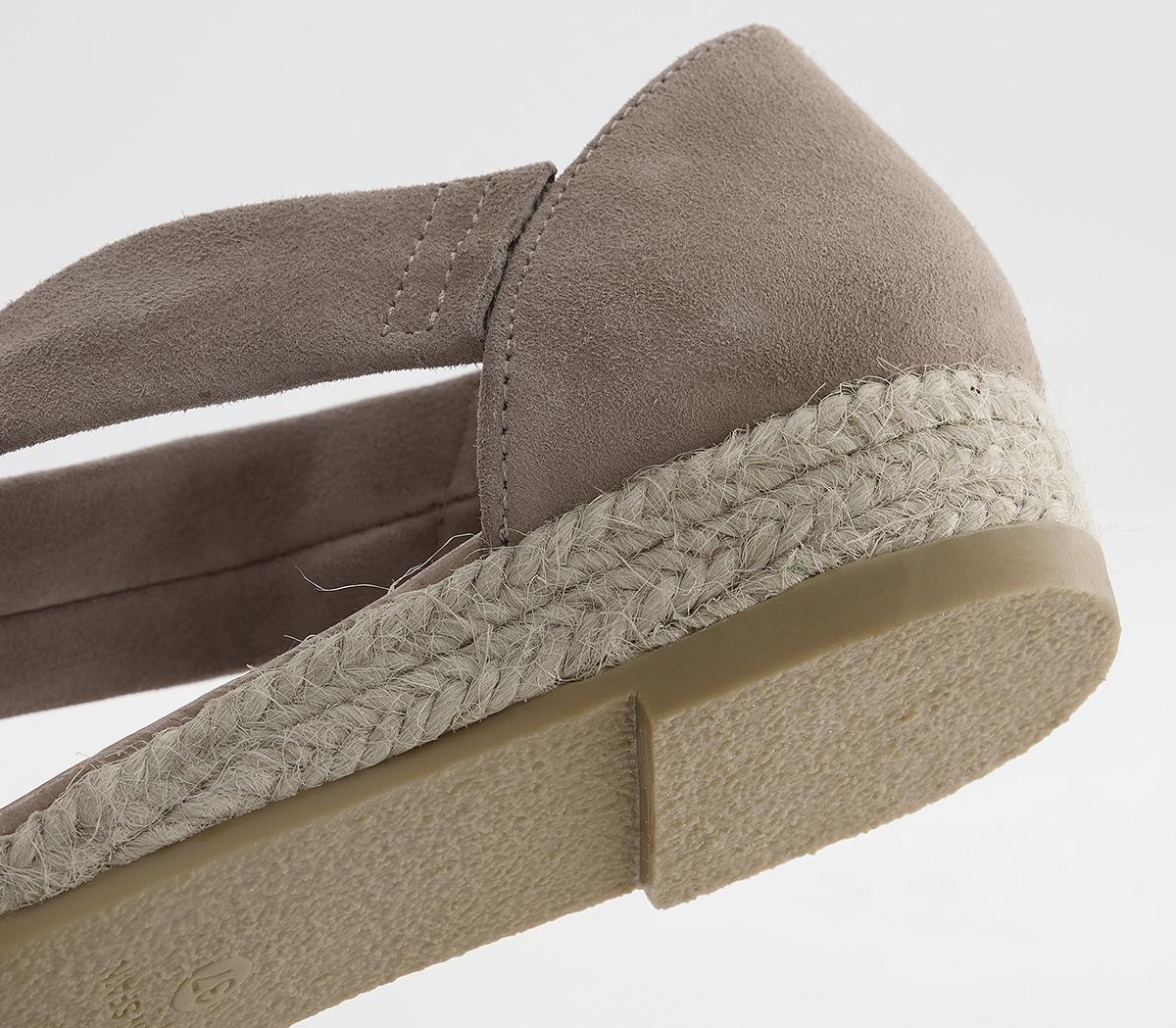 OFFICEHallie Cross Strap Espadrille Sandals OFFICEHallie Cross Strap Espadrille SandalsCamel Suede